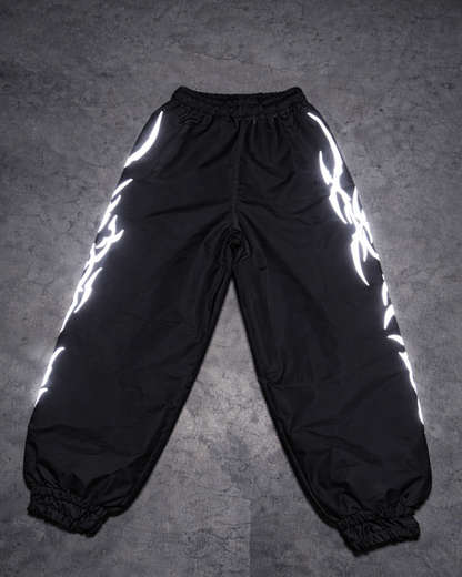 Black Reflective Snowpants (preorder)