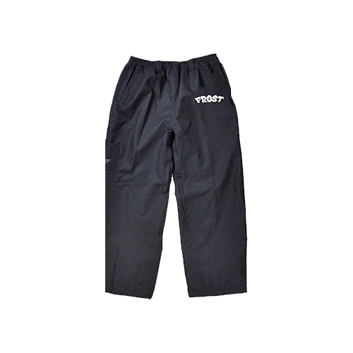 BLACK BAGGY SNOW PANTS