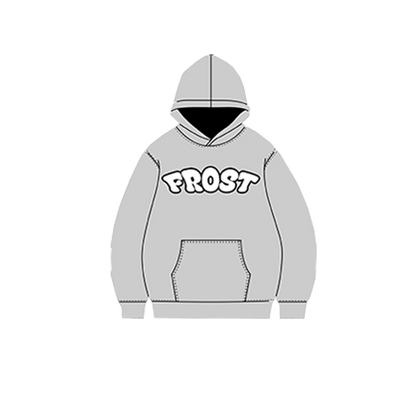 EMROIDERED FROST ESSENTIAL HOODIE