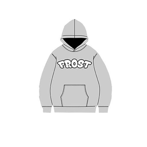 EMROIDERED FROST ESSENTIAL HOODIE